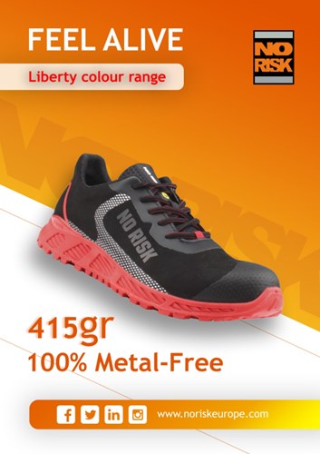 No risk red spider 1247.14 s3 | rood zwart | maat 42 - 00.071.049.42