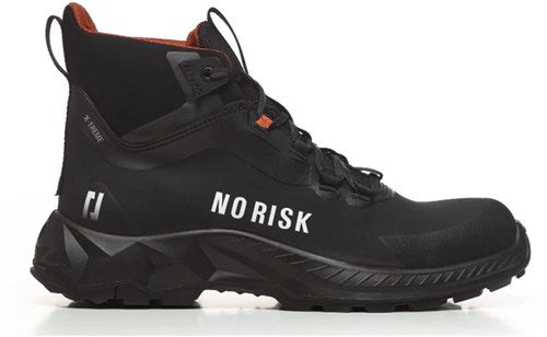 No risk x-treme mid black 1057.00 s3 | zwart | maat 42 - 5607421119424
