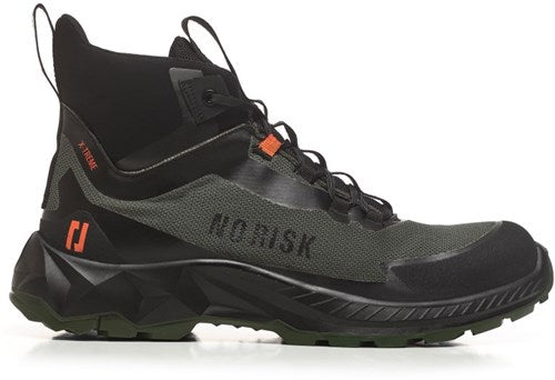 No risk x-treme mid green 1057.08 s3 | zwart groen | maat 38 - 5607421129386