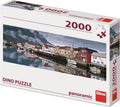 Dinotoys dino puzzel - vissersdorp in noorwegen - 2000 stukjes