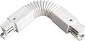 Nordic hoekstuk flexibel tbv. rail wit 5050046