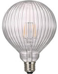 Enzo nordlux led globe g125 e27 2-15w 2200k avra helder stripes - 2760260