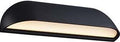 Enzo nordlux led wandlamp front zwart 8w 3000k ip44 26cm - 4800849