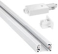 Enzo nordlux link rail 1 fase 1 meter wit incl aansluitstuk - 5049100