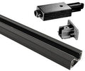 Enzo nordlux link rail 1 fase 1 meter zwart incl aansluitstuk - 5049110