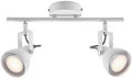 Enzo nordlux opbouw spot 2x gu10 aslak wit verstelbaar - 4800450