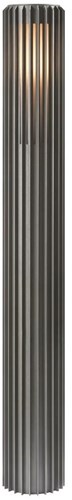 Enzo nordlux paallamp aludra e27 zilver antraciet ip44 95cm - 4800844