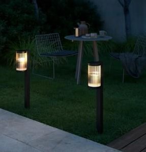Enzo nordlux paallamp coupar e27 zwart ip44 80cm - 4800838