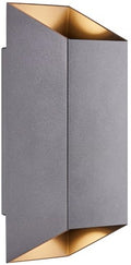 Enzo nordlux wandlamp nico vierkant 2x gu10 antraciet ip54 - 4800919