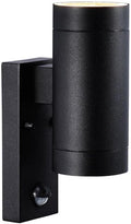 Enzo nordlux wandlamp tin maxi double met sensor 2x gu10 zwart ip54 - 4800929