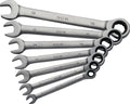 Now ratel-ring-steeksleutelset | 7-delig sleutelwijdtes 8-19 mm | recht | 1 stuk - 4000802070 - 4000802070