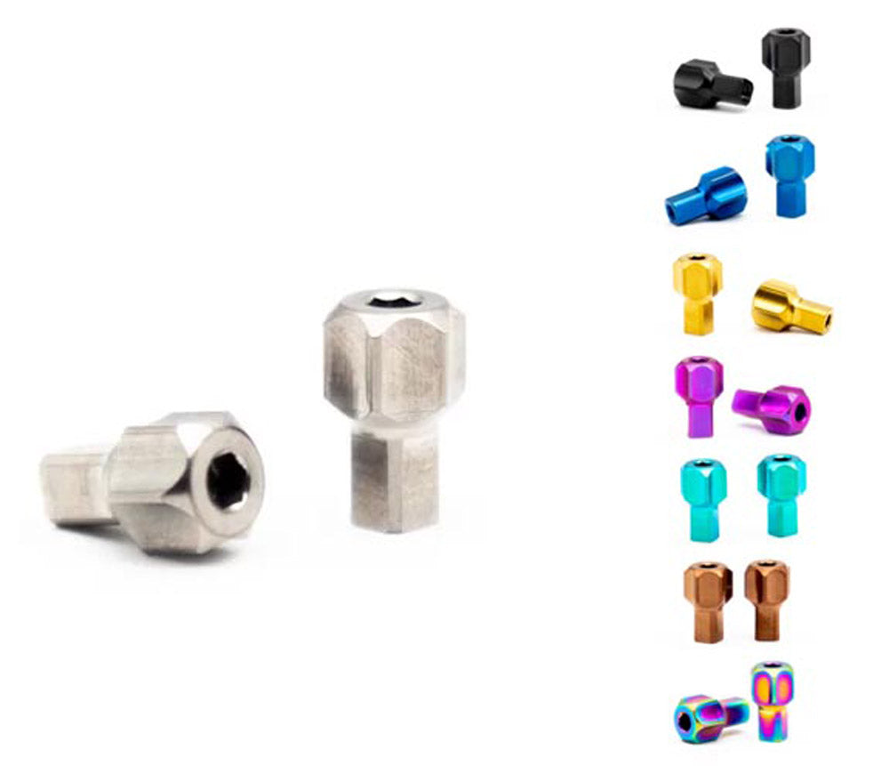 Oak components titanium adjustment screws for sram brakes (2 pieces)