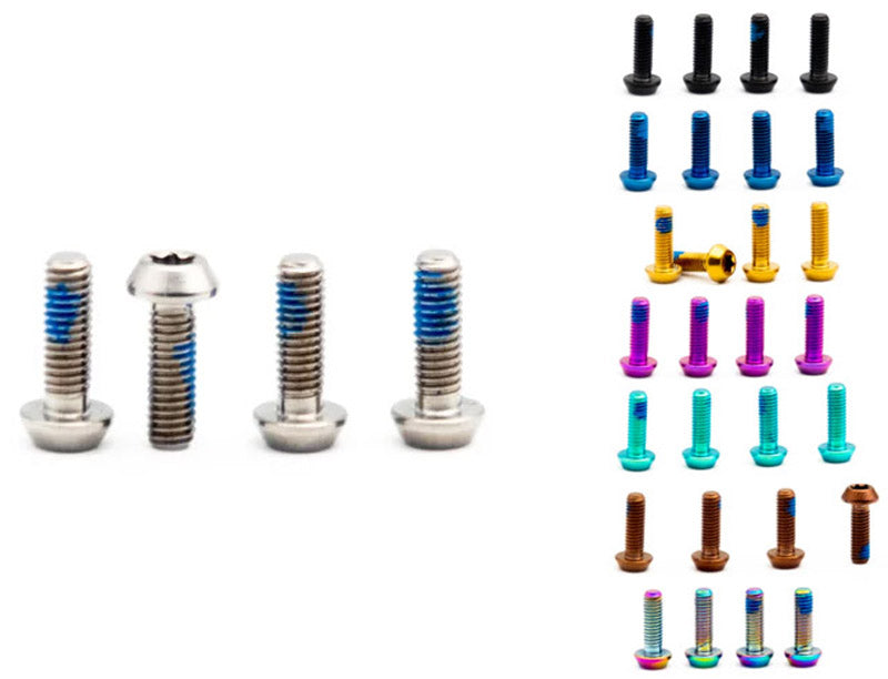 Oak components titanium screws m3x9 for sram lever bearings hope cover (4 pieces)