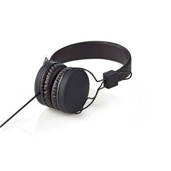 Nedis bedrade on-ear koptelefoon | 3,5 mm | 1.20 m | 1 stuks - hpwd1100bk hpwd1100bk