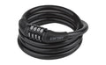 One kabelcijferslot 8100 8mm 100cm black grey