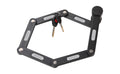 One vouwslot 20.85 20mm 85cm black grey