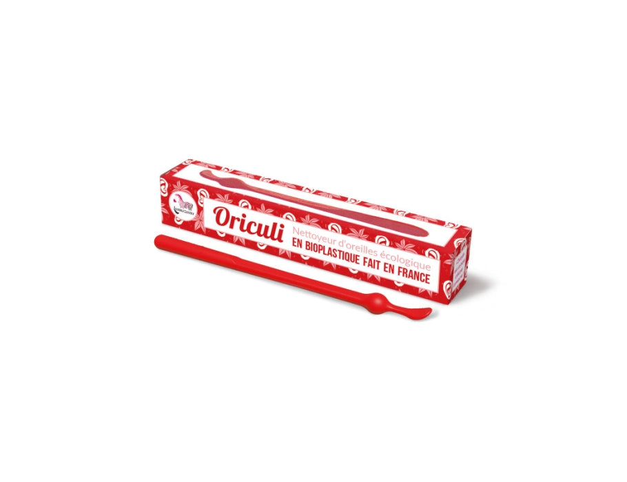 Lamazuna oriculi oorstokje - bioplastic - rood