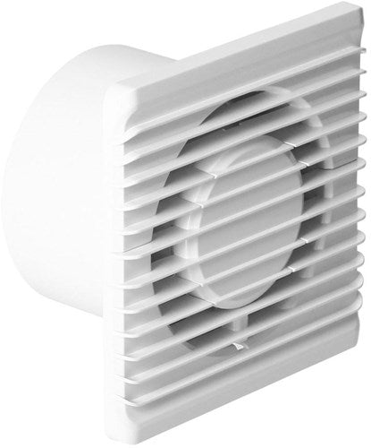 Enzo orno badkamer - toilet ventilator wit 125mm + timer - 8611060