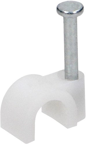 Enzo orno kabelclip 10mm rond wit zak(25) - 4113205