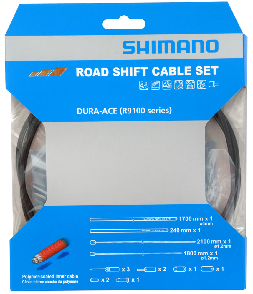 Shimano derailleurkabelset rs900 2100 mm wit 4-delig