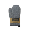 Ovenwant donkergrijs 18x28cm 2 stuks