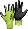 Oxxa x-grip-lite werkhandschoen geel zwart, 10 - 15102510 - 15102510