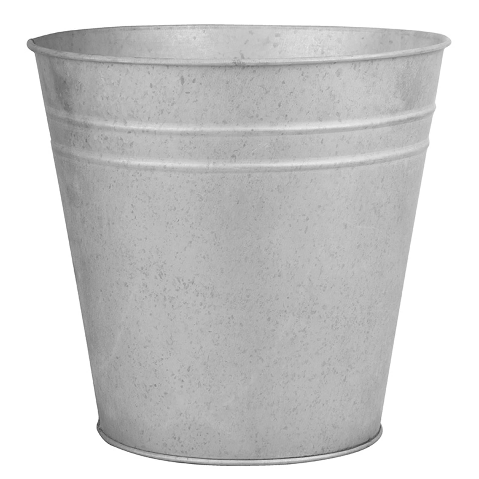 Esschert design oud zink bloempot 14 cm 1.3 liter