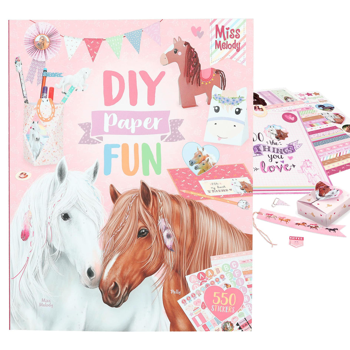 Depesche - miss melody paarden knutselboek diy paper fun book