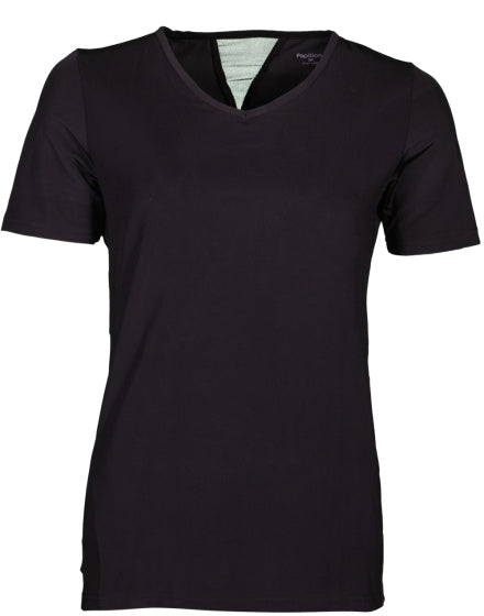 Papillon Fitness shirt s sl v-neck dames zwart maat 3XL