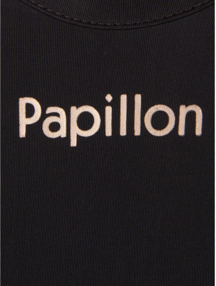 Papillon Fitness Shirt S Sl V-Ausschnitt Damen Schwarz Größe SS