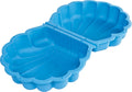 Paradiso Toys Sandkasten mit Deckel, Muschel, 87 x 78 x 18 cm, blau
