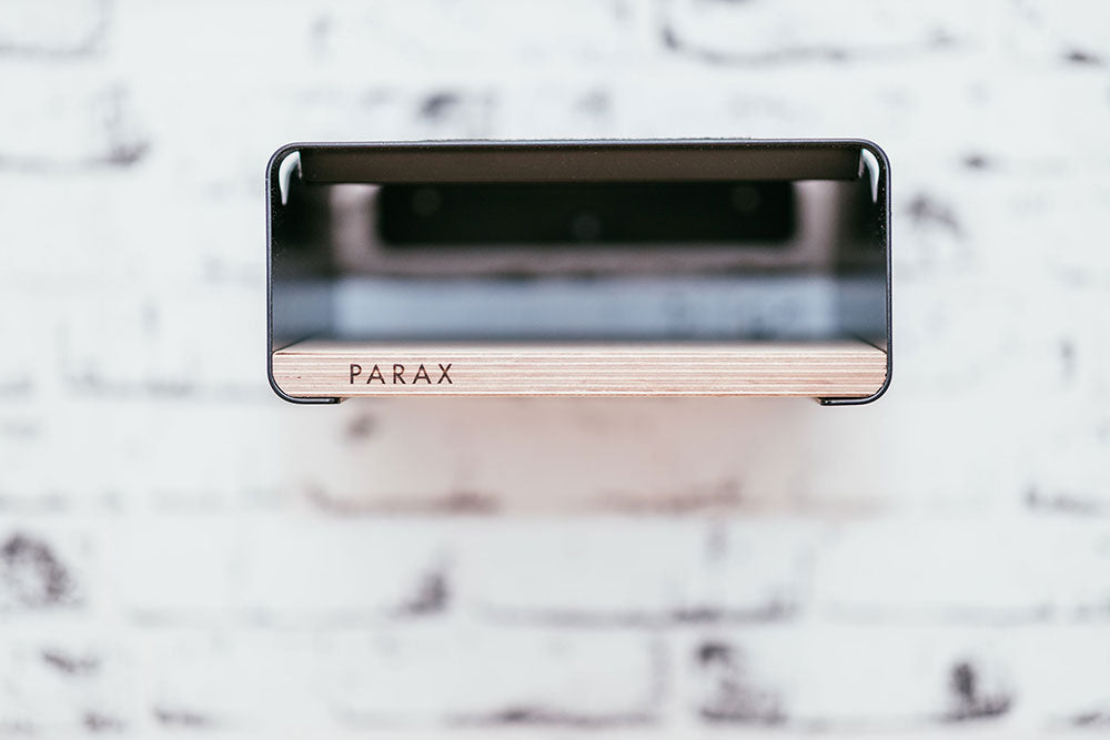 Parax s-rack bike wall mount - black walnut