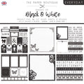 The paper boutique • everyday shades of black white project pad