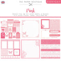 The paper boutique • everyday shades of pink project pad