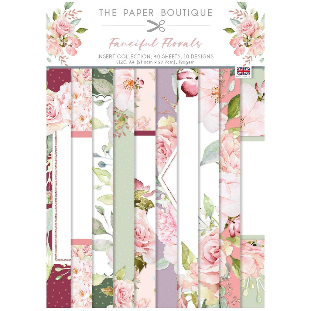 The paper boutique • fanciful florals insert collection