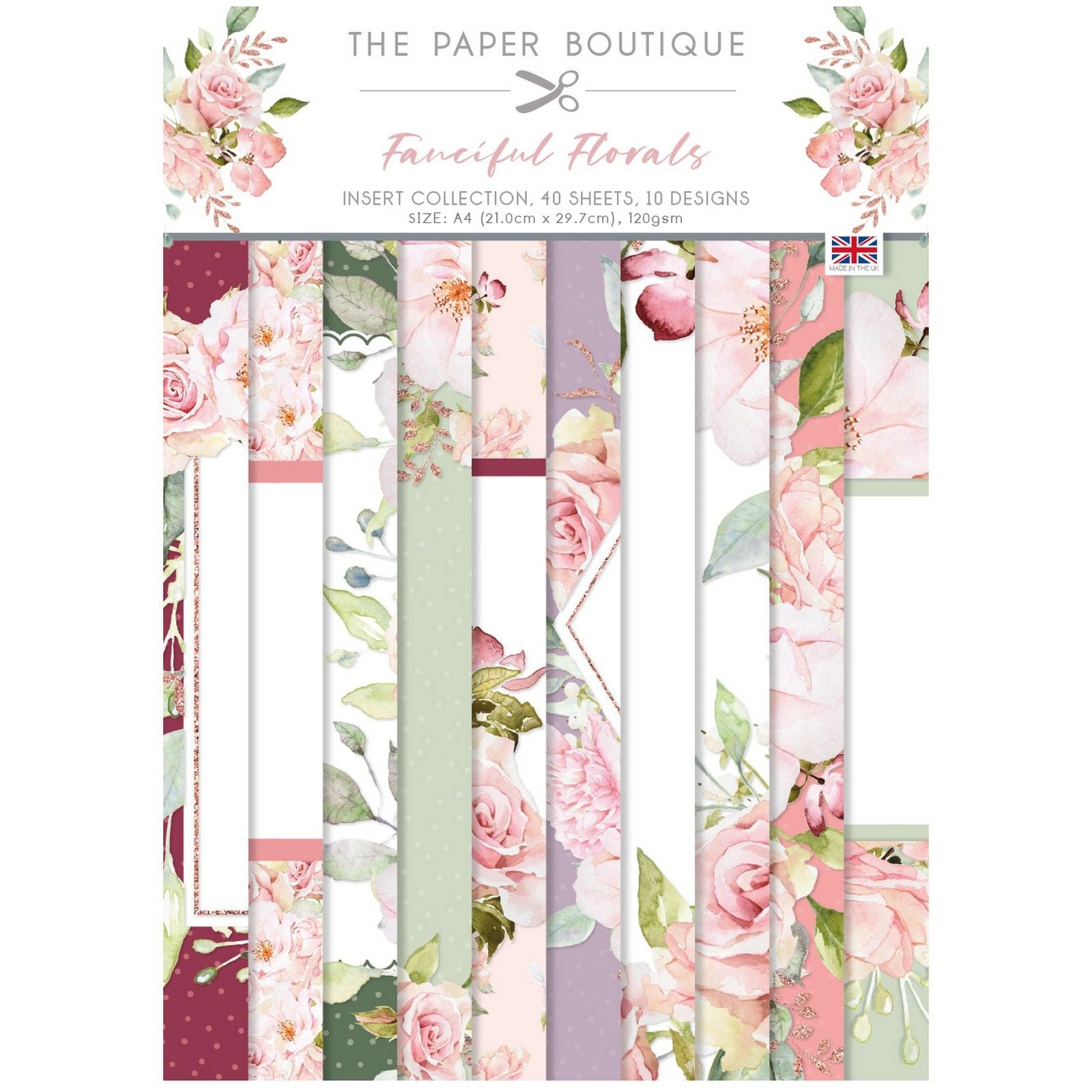 The paper boutique • fanciful florals insert collection