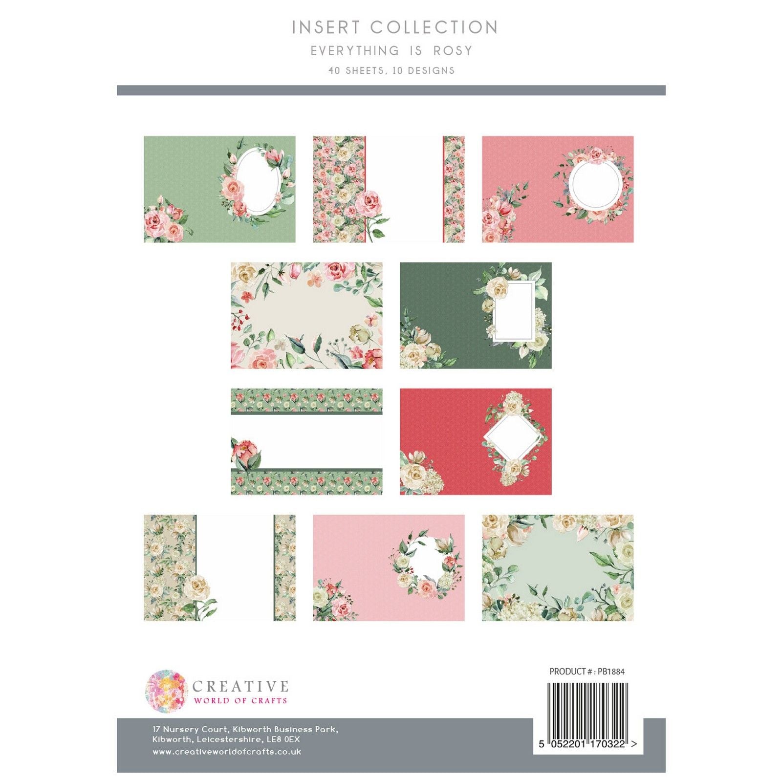 The paper boutique • everything is rosy insert collection