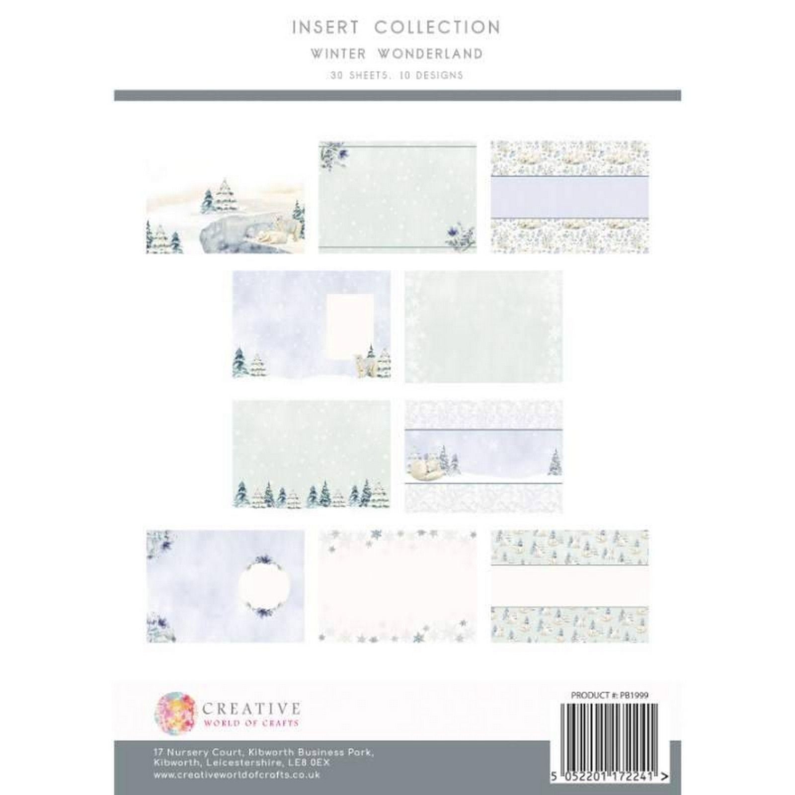 The paper boutique • winter wonderland insert collection