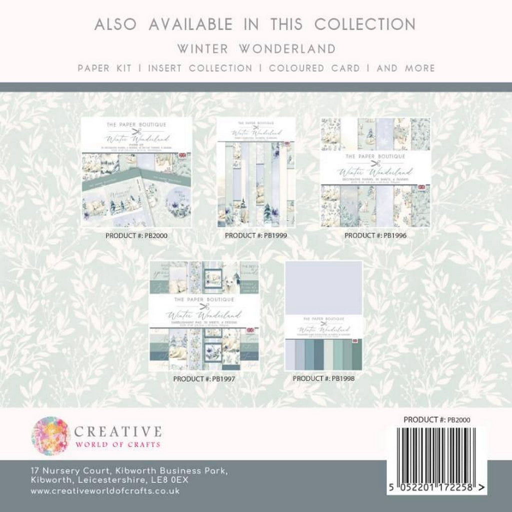 The paper boutique • winter wonderland paper kit
