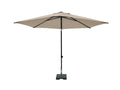 Madison parasol mykanos push-up rond 250 cm met tilt-functie 100%poly ecru