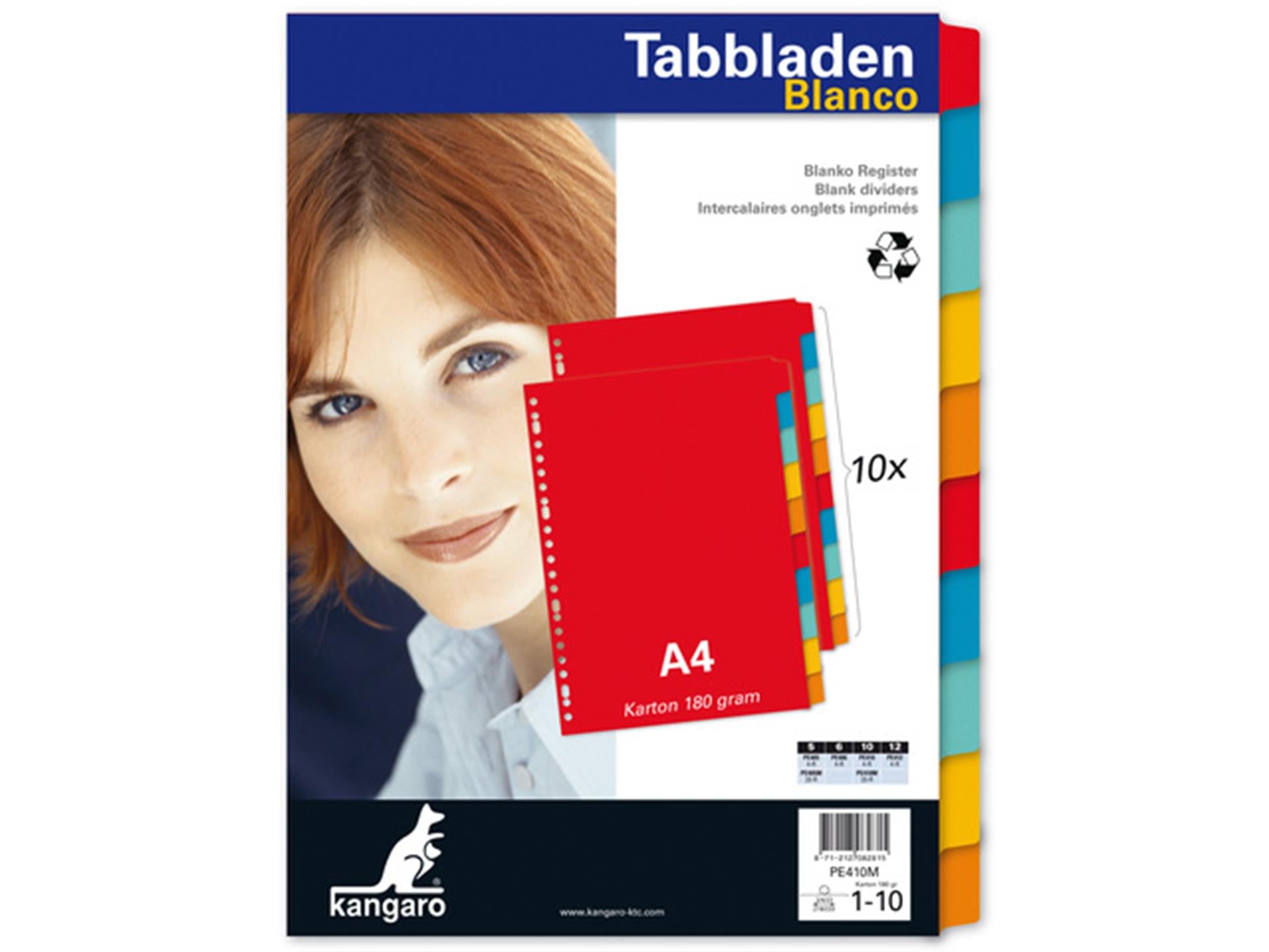 Kangaro tabbladen a4 23 rings karton