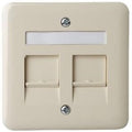 Peha afdekraam catv isdn dubbel creme recht - 4602074