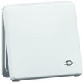 Peha inb. stopkontakt met deksel ra enkel lw - 4602215