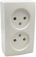 Peha opbouw stopcontact dubbel lw - 4678965