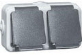 Peha swd opbouw stopcontact dubbel horizontaal - 4657962