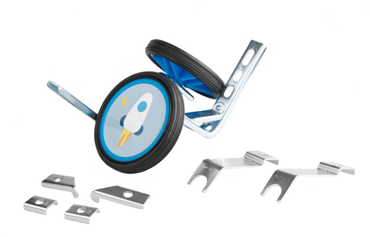 PexKids Stützräder 12–20 Rocket Tiger – Blau