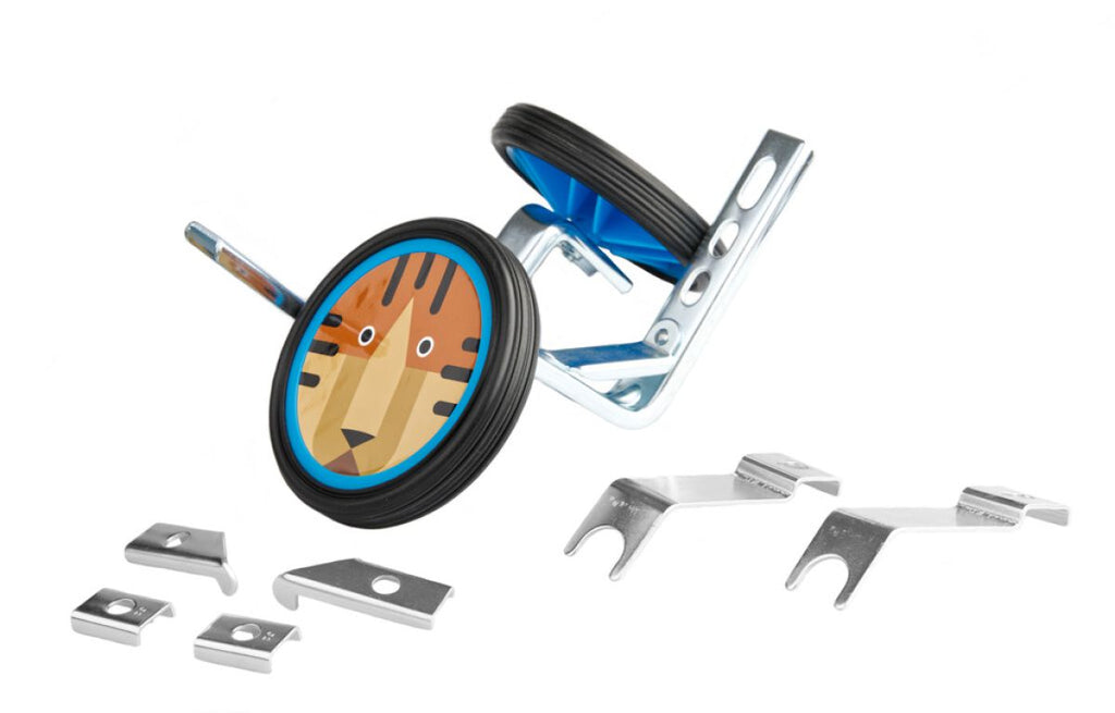 PexKids Stützräder 12–20 Rocket Tiger – Blau