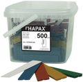 Pgb-europe - hapax assortment platte wiggen 22x95 500st - hap051n00set02m