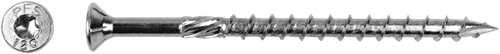 Pgb-europe pfs+ | pfs houtconstructie schroef vzk t25 ø 5x100 zn | 200 st - pfevtg001005001003