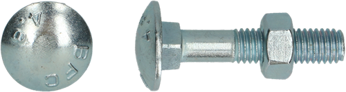 Pgb-europe pgb-fasteners | houtbout 4.8 din 603 555 m 6x30 zn | 200 st 603001006000303